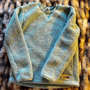 The North Face big girls sherpa sweatshirt size M (10/12)